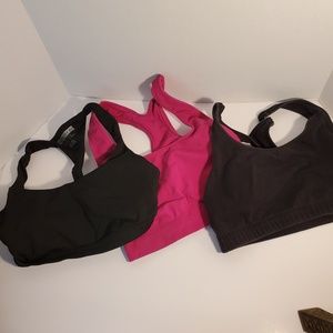 Sports bras set of 3